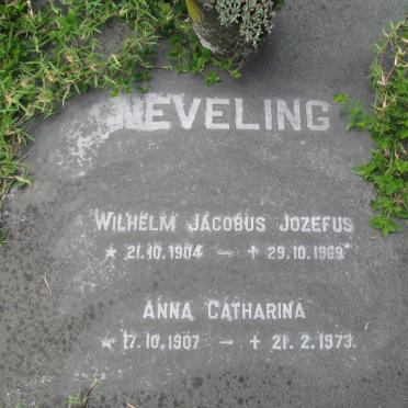 NEVELING Wilhelm Jacobus Jozefus 1904-1969 &amp; Anna Catharina 1907-1973