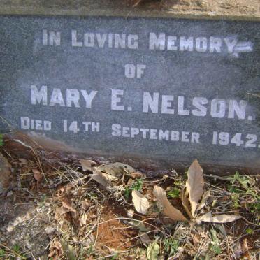 NELSON Mary E. -1942