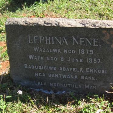 NENE Lephina 1879-1957