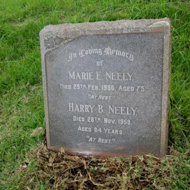 NEELY Harry B. -1958 &amp; Marie E. -1956
