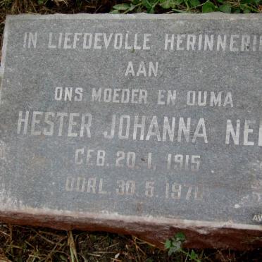 NEL Hester Johanna 1915-1976