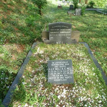 NEL Adriaan M.F. 1921-1981 &amp; Albertha W.S. 1925-1989 :: NEL J.J.F. 1951-1998 &amp; A.E. 1953-1998