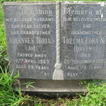 NEL Johannes Tobias -1969 &amp; Thelma Edna -1985