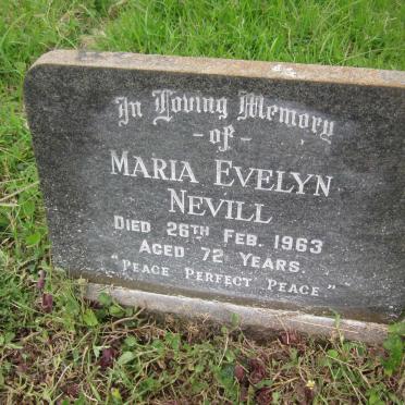 NEVILL Maria Evelyn  -1963