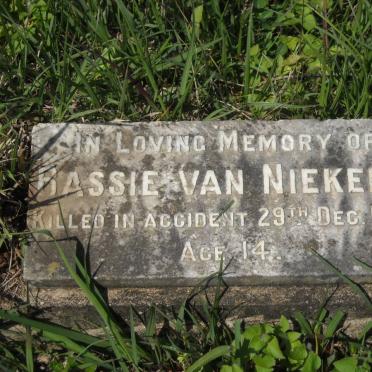 NIEKERK Bassie, van -1933