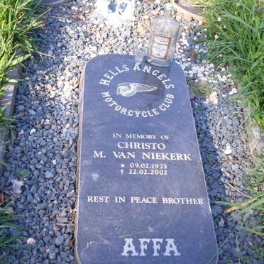 NIEKERK Christo M., van 1973-2002