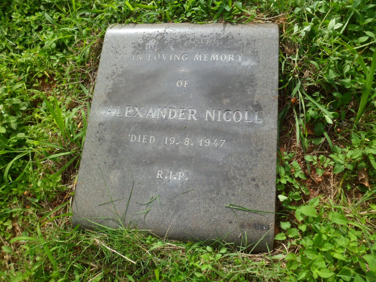 NICOLL Alexander -1947