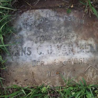 NIEKERK Frans C.J., van -1951