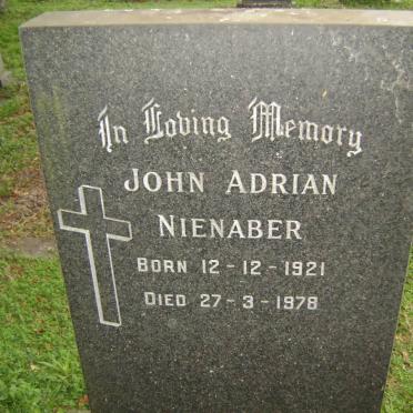 NIENABER John Adrian 1921-1978