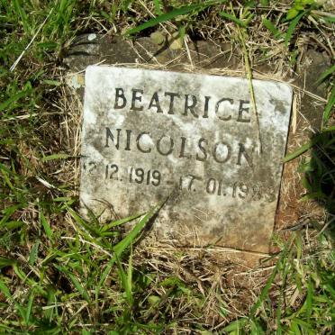 NICOLSON Beatrice 1919-1999