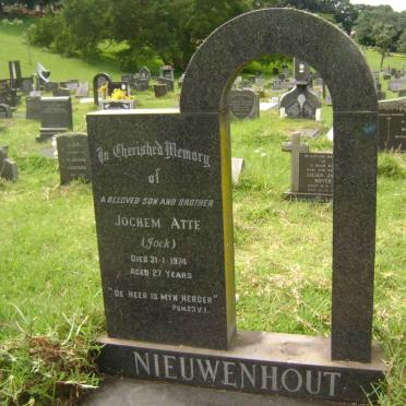 NIEUWENHOUT Jochem Atte -1974