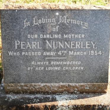 NUNNERLEY Pearl -1954