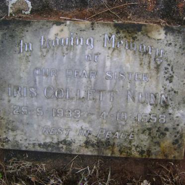 NUNN Iris Collett 1933-1958
