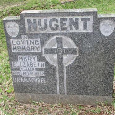 NUGENT Mary Elizabeth 1890-1962