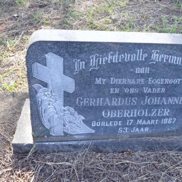 OBERHOLZER Gerhardus Johannes -1967