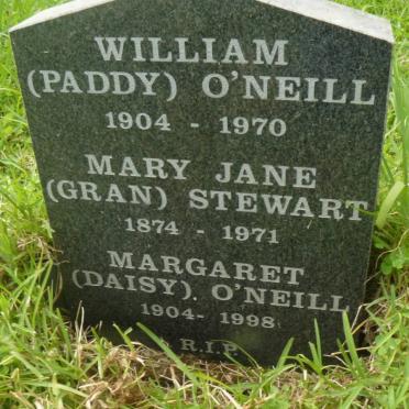 O'NEILL William 1904-1970 &amp; Margaret 1904-1998 :: O'NEILL Mary Jane 1874-1971