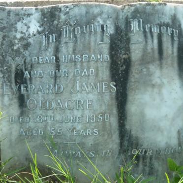 OLDACRE Everard James -1950