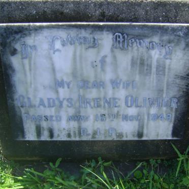 OLIVIER Gladys Irene -1949