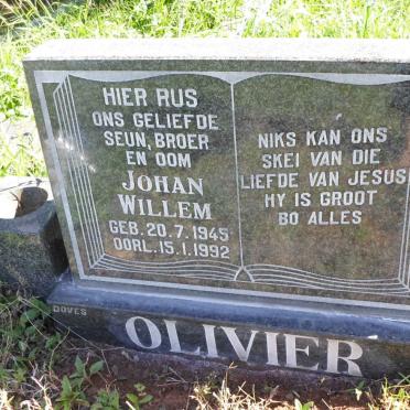 OLIVIER Johan Willem 1945-1992