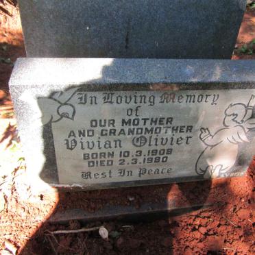 OLIVIER Vivian 1908-1980