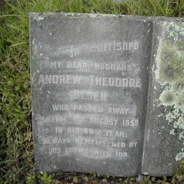 OLSEN Andrew Theodore -1959