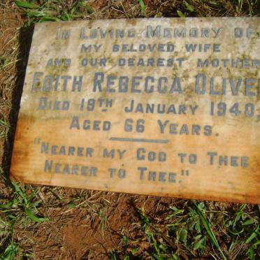 OLIVER Edith Rebecca -1940