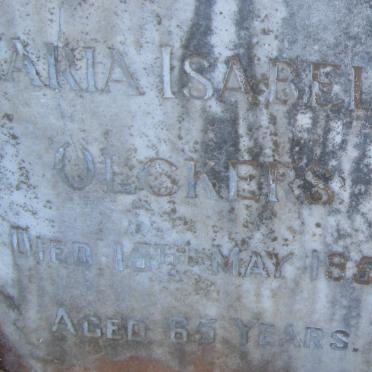 OLCKERS Maria Isabella -1956