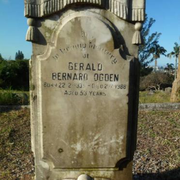 OGDEN Gerald Bernard 1935-1988