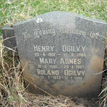 OGILVY Henry 1901-1965 &amp; Mary Agnes 1901-1987 :: OGILVY Roland 1923-1986