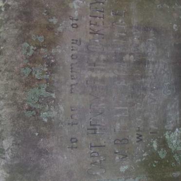 OAKELLY Henry F.H. -1939