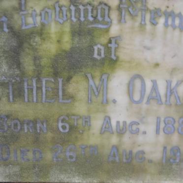 OAKES Ethel M. 1886-1957