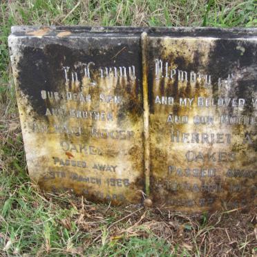 OAKES Henrietta -1972 :: OAKES Michael Roger -1968