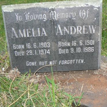 OELOFSE Andrew 1901-1986 &amp; Amelia 1903-1974