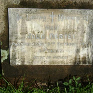 OERTEL Maud -1952