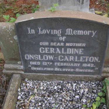 ONSLOW-CARLETON Geraldine -1942