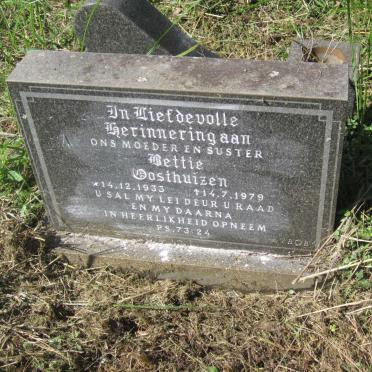 OOSTHUIZEN Bettie 1933-1979