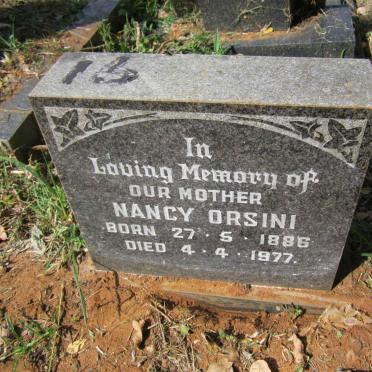 ORSINI Nancy 1886-1977