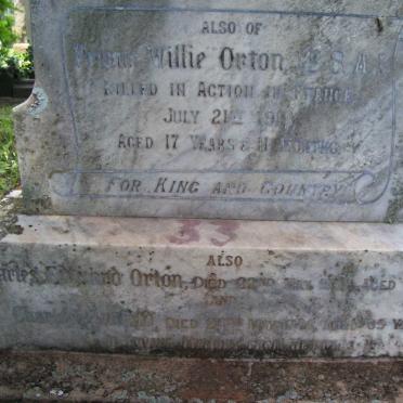 ORTON Charles Edward -19?? &amp; Henrietta -1912 :: ORTON Charles :: ORTON Willie -1918