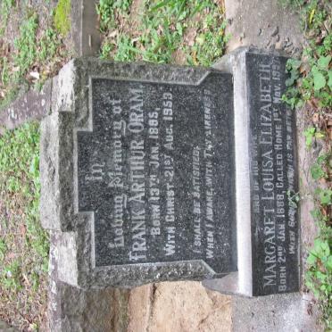 ORAM Frank Arthur 1895-1953 &amp; Margaret Louisa Elizabeth 1888-1957