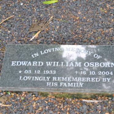 OSBORNE Edward William 1933-2004