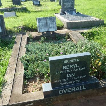 OVERALL Alexander Ernest -1950 &amp; Constance Evelyn -1961:: Ian 1923-2008 &amp; Beryl 1925-2007