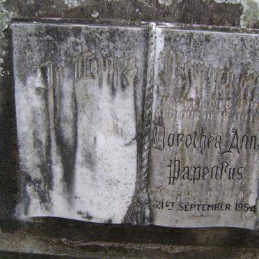 PAPENFUS Dorothea Anna -1954
