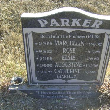 PARKER Marcellin 1921-1982 :: PARKER Rose 1928-1994 :: PARKER Elsie 1948-1952