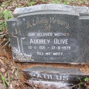 PAULUS Audrey Olive 1921-1979