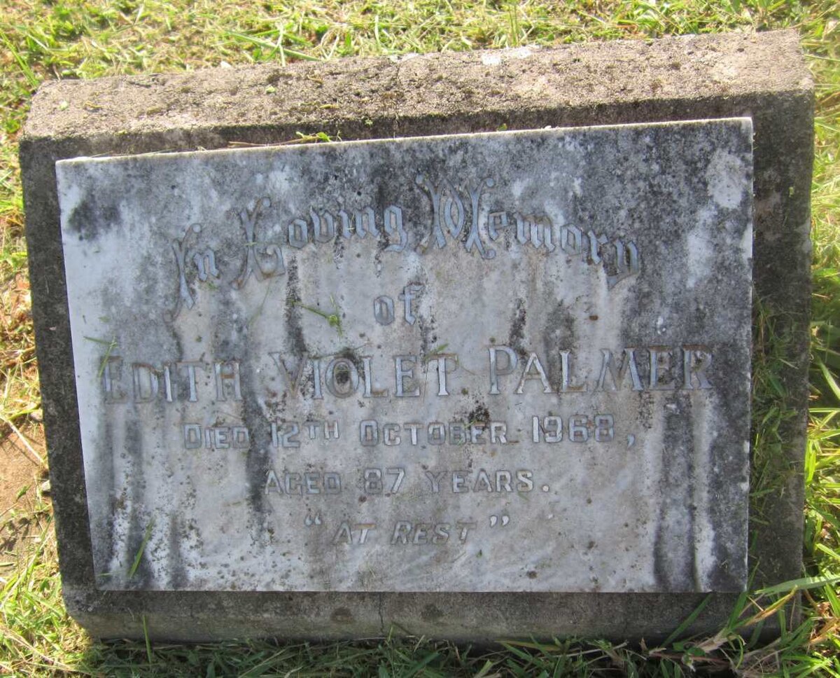 PALMER Edith Violet -1968