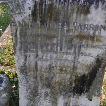 PARSONS Anna Louisa -1932