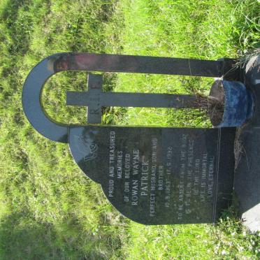 PATRICK Rowan Wayne 1963-1992