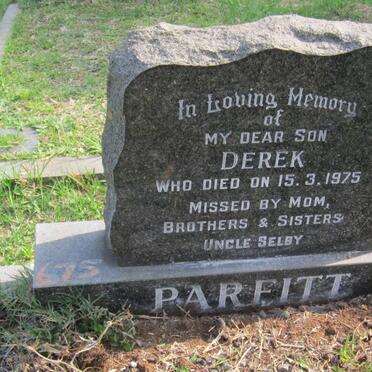 PARFITT Derek -1975
