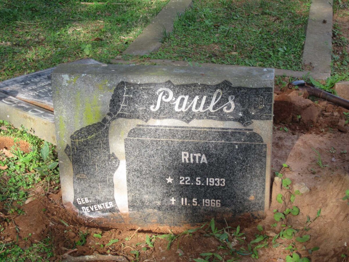 PAULS Rita nee V. DEVENTER 1933-1966