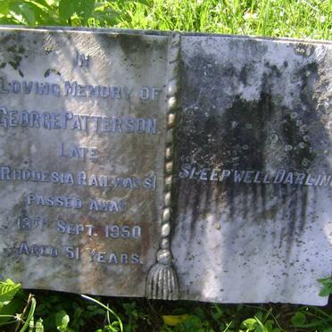 PATTERSON George -1950
